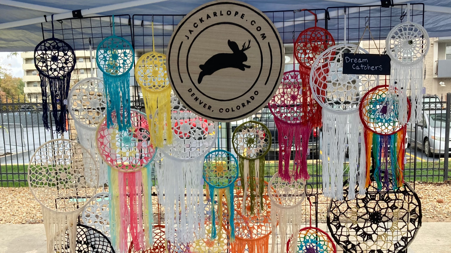 Hand Crocheted Dreamcatcher!