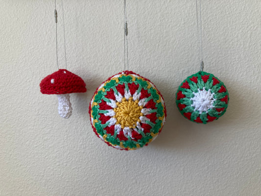 Ornament Set #1: Classic Cozy Colors