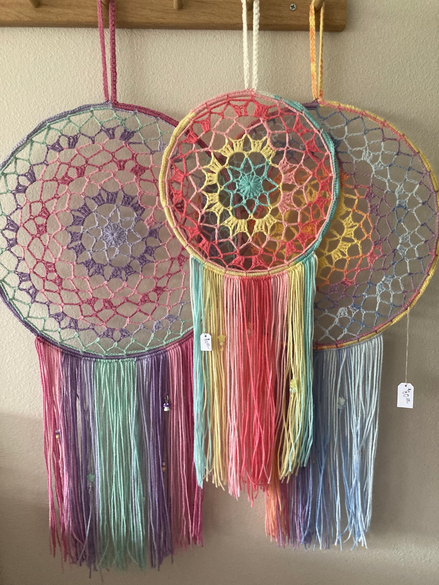 Hand Crocheted Dreamcatcher!