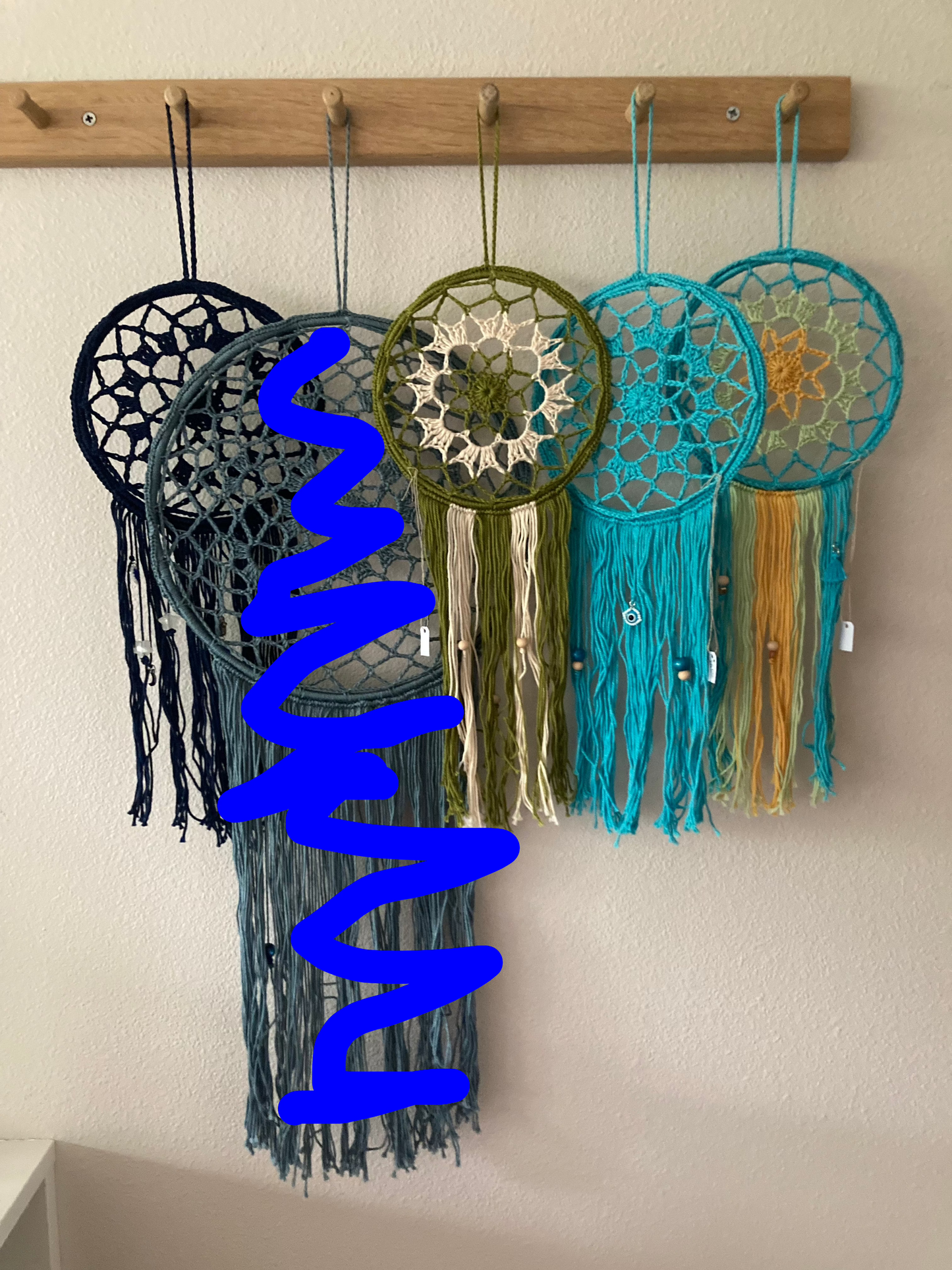 Hand Crocheted Dreamcatcher!